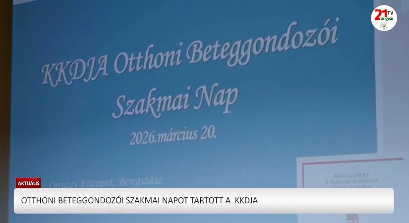 Aktuális (2026.03.24) - Otthoni beteggondozói szakmai napot tartott a KKDJA (videó)
