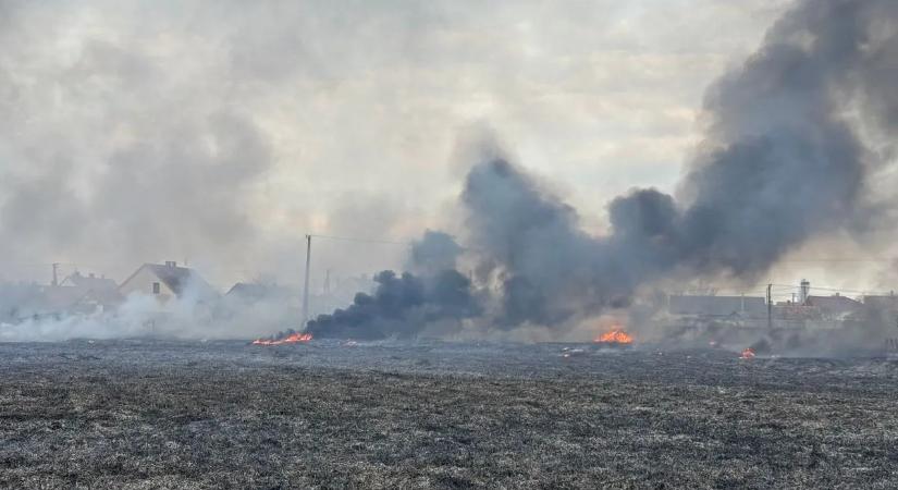 Több mint húsz családnak kellett elhagynia az otthonát a hajdúságban pusztító tűz miatt – képek, videó