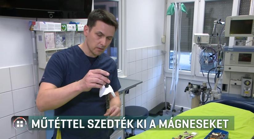 Sürgős műtét: 20 mágnest nyelt le egy kisfiú, az orvosok az RTL Híradónak meséltek a Heim Pál Gyermekkórházban