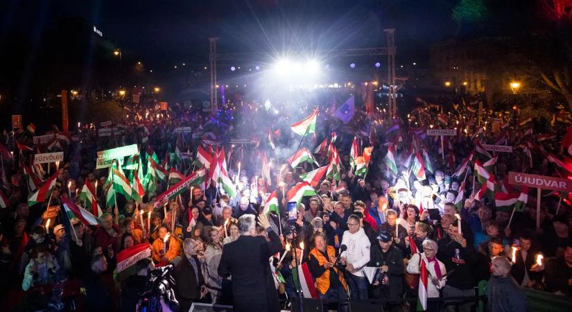 Őrületes tömeg gyűlt össze Nagykanizsán – mindenki Orbán Viktort akarta hallani
