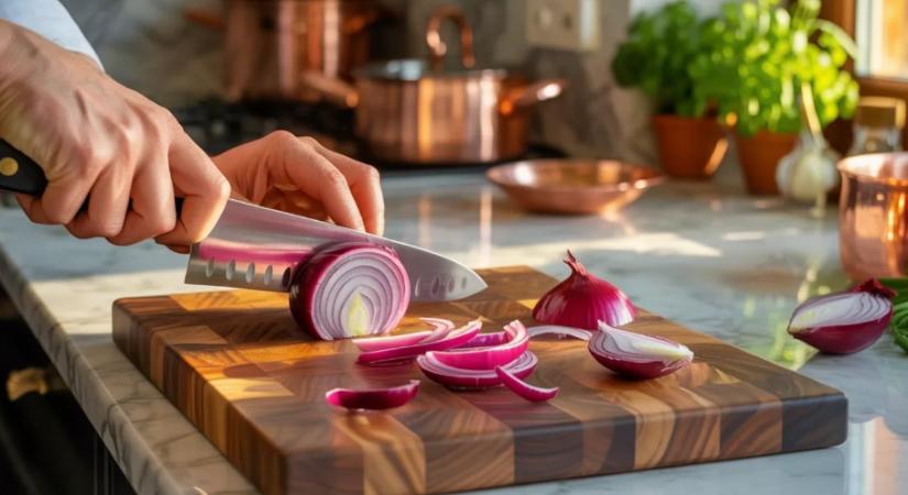 Ezt az 5 ételt soha ne vágd fa vágódeszkán – ha szép deszkát szeretnél
