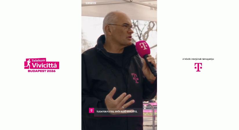Papp Attila nagyot ment a Telekom Vivicittá 10 km-es futásán: közel egy óra alatt ért célba, és ma tíz kilométerrel tett többet az egészségéért