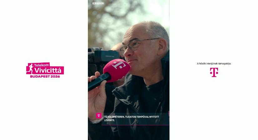 Levente nagyot ment a Vivicittán: a 10 km-es futáson 58 percen belül ért célba, és ma az egészségéért is óriásit tett