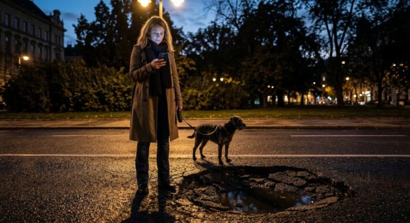 Pár kattintással bejelenthetjük a kátyúkat