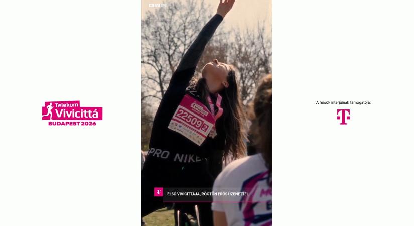 Eszter elsőre célba robbant a Telekom Vivicittá 10 km-es futásán – ma 10 kilométert tett az egészségéért