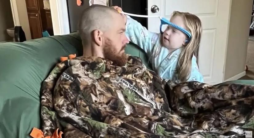 Azt hitte, megszabadult vastagbélrákjától, majd 13 daganat alakult ki – most csoda mentette meg az apukát