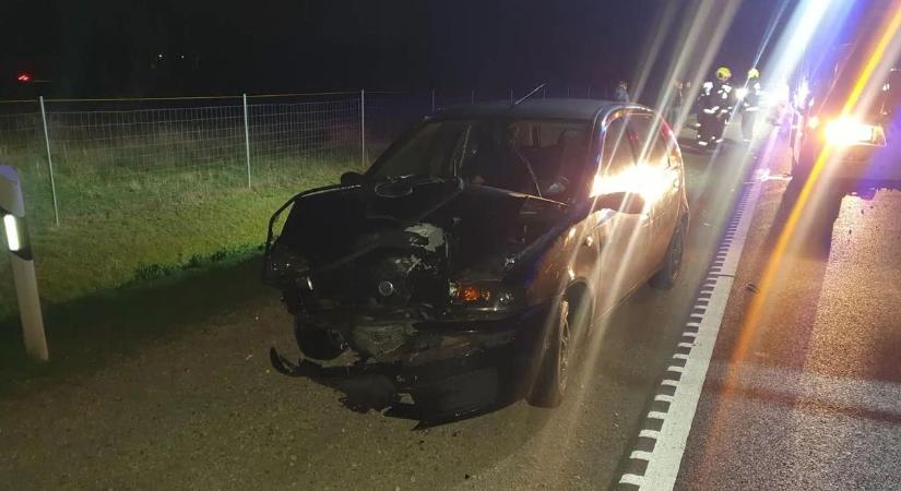 Karambol történt az M86-oson Szombathely közelében - fotók