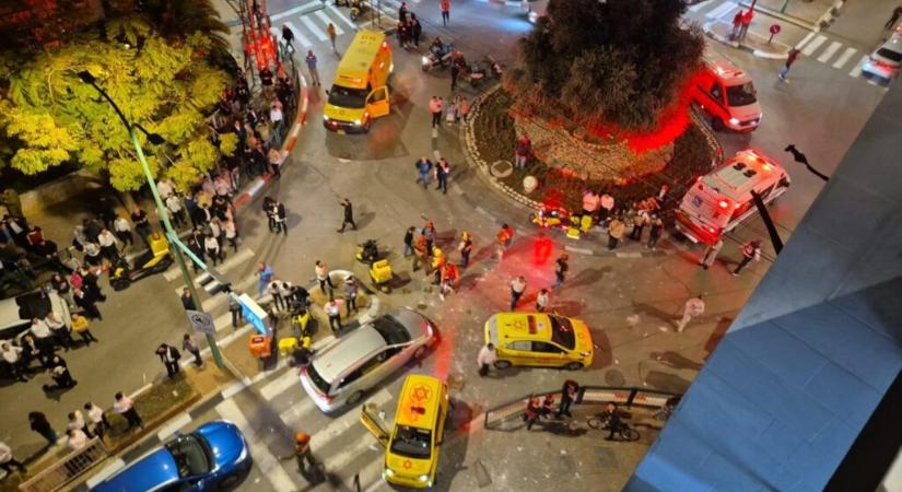 Iráni kazettás bomba csapódott Bné Brakba, kilencen megsérültek