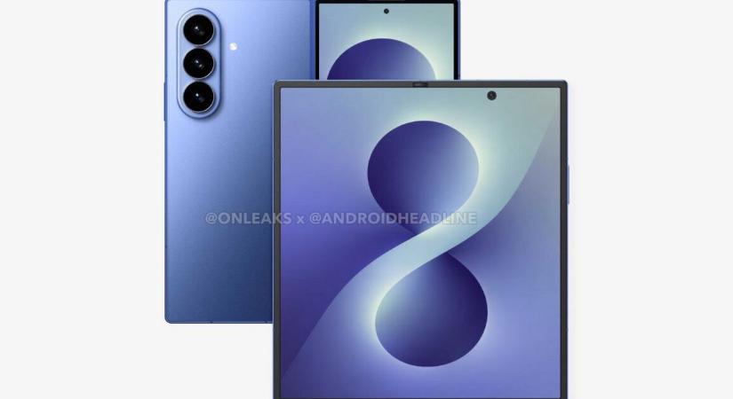 Renderképek a Z Fold8 friss specifikációja mellé
