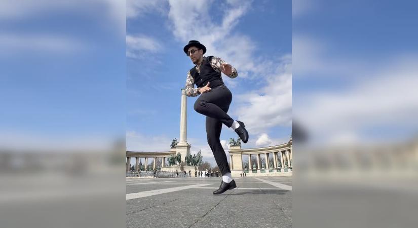 Videó: Tóth Gabi párja a „Szavazzatok a Fideszre” nótára ropja a Hősök terén