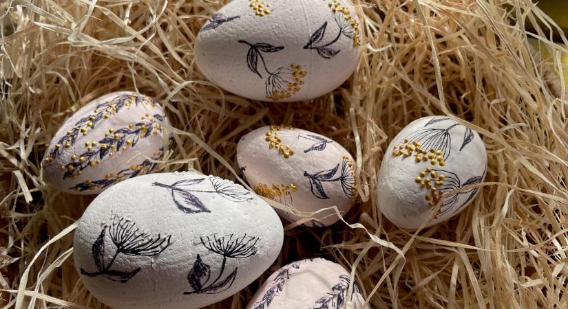 Húsvéti minták vadmurok-módra