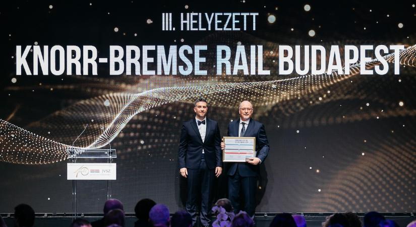 Technológiai innovációiért kapott rangos elismerést a Knorr-Bremse Budapest