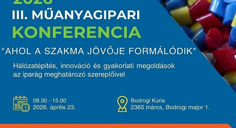 Innováció és hatékonyság: jön a III. Műanyagipari Konferencia