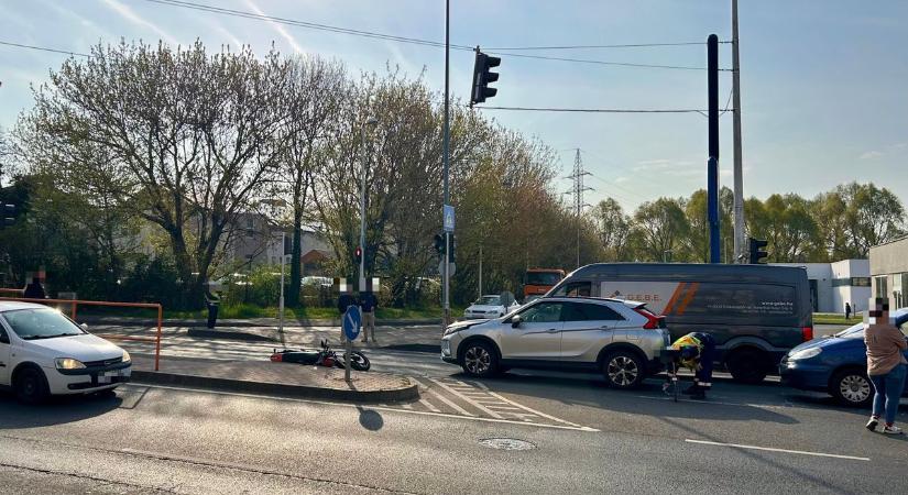 Motorost gázoltak el a Zsolnay dombnál (VIDEÓ)