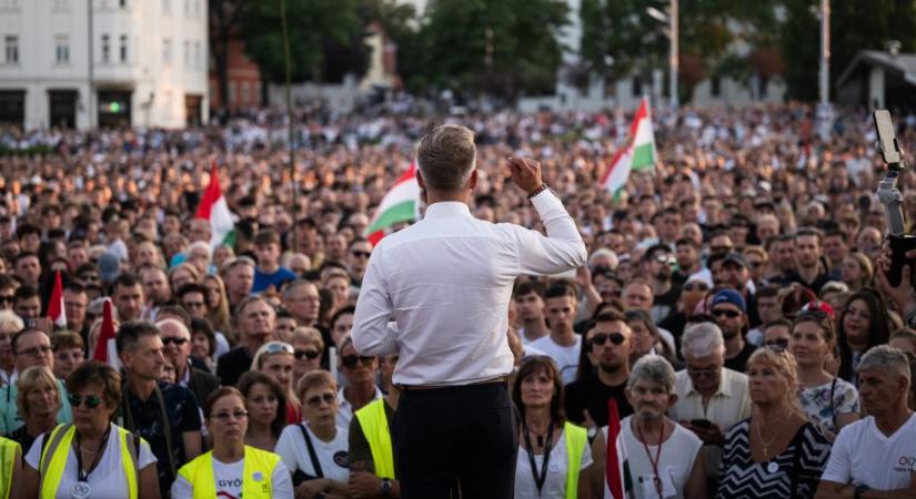 Magyar Péter: egy Fidesz–Mi Hazánk koalíció egyenlő a Huxittal