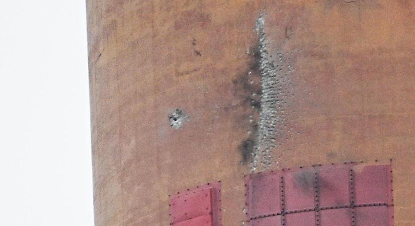 Drón csapódott egy észt erőmű kéményébe