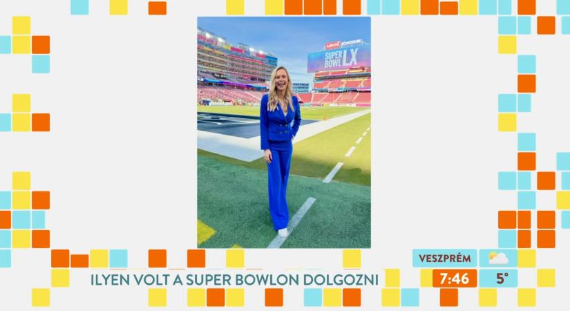 Gyenesei Leila kalandjai a Super Bowl kulisszái mögött az USA-ban