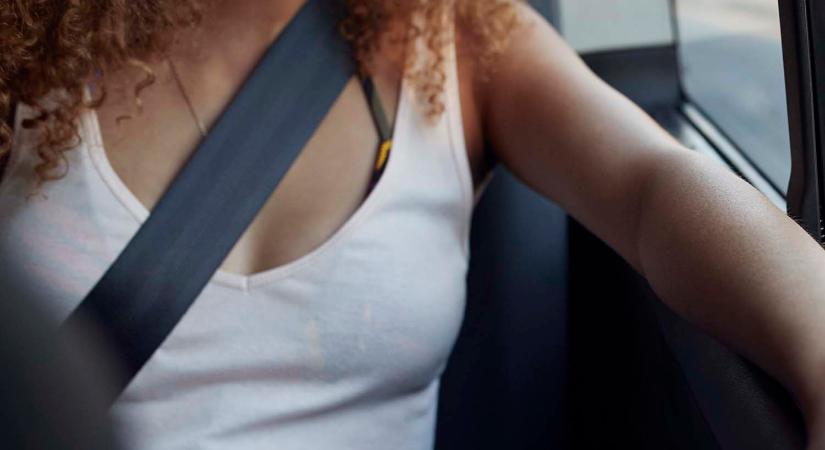 Érzékeny mellbimbói miatt büntettek meg egy női autóst a Balatonnál