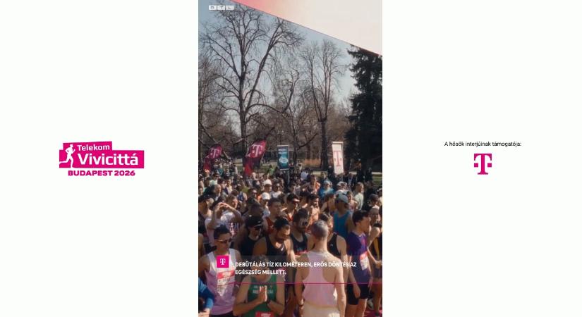 Levente nagy dobása a Telekom Vivicittán: sikeres debütálás a 10 km-es futáson, 10 kilométer az egészségéért