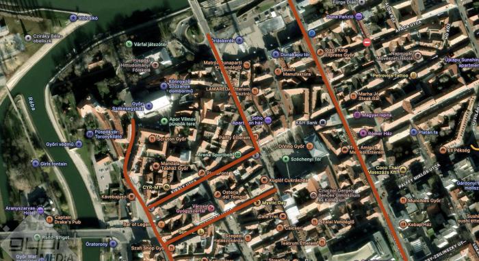 Forgalmi korlátozások Győr belvárosában pénteken – nagygyűlés miatt változik a közlekedés