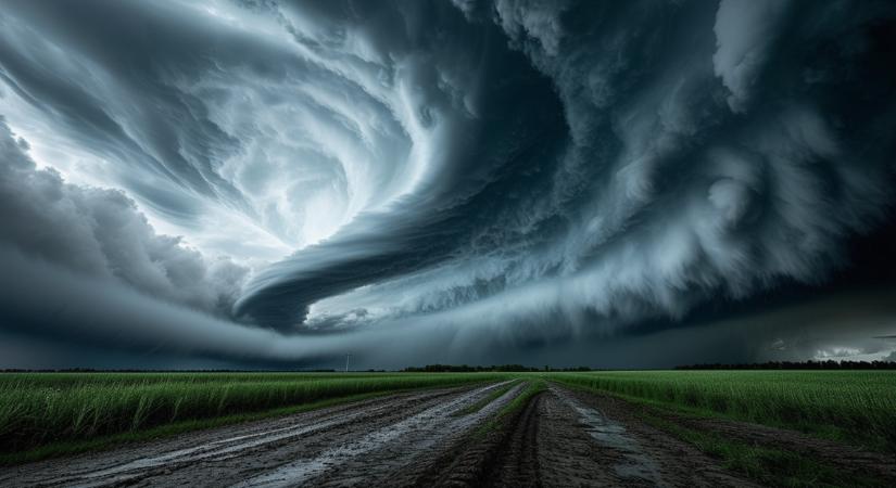 Az óceán felett gyűjtött erőt a pusztító ciklon, amely 8 méteres hullámokkal tér vissza Ausztráliába