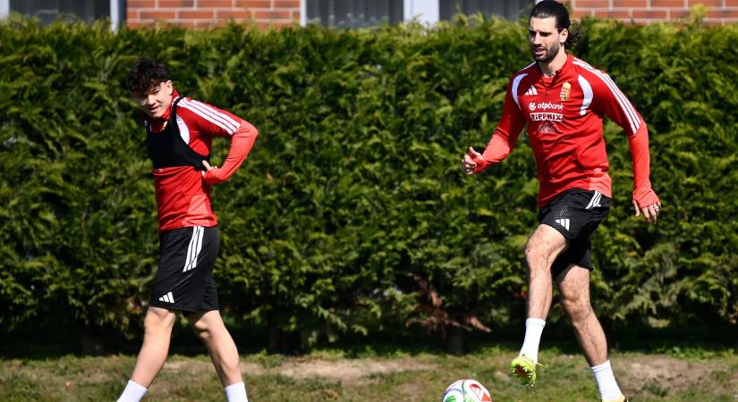 Szoboszlai Dominik állva hagyta a válogatott újoncát  videó