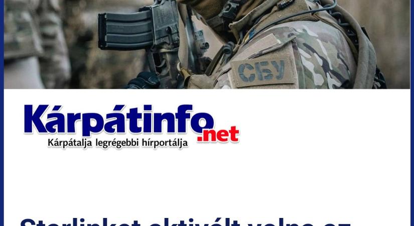 Starlinket aktivált volna az oroszoknak egy kárpátaljai férfi – SZBU