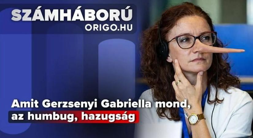 Amit Gerzsenyi Gabriella mond, az humbug, hazugság