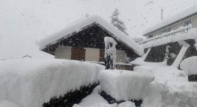 Méteres havazás érkezik az Alpokba