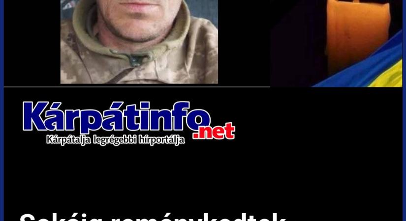 Sokáig reménykedtek – hivatalosan is bejelentették a kárpátaljai katona halálát