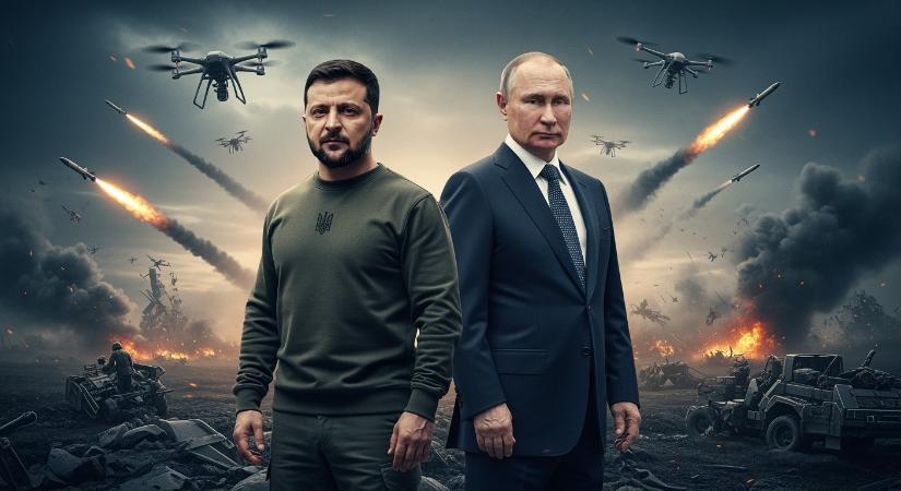 Oroszország óriási légitámadást vitt végbe: 1000 drónt lőtt Ukrajnára