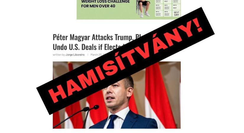 Lejárató cikk jelent meg Magyar Péterről, meghamisították a Euronews oldalát