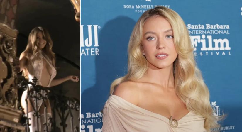 Leolvad a képernyőnk: Sydney Sweeney szinte meztelenre vetkőzött – Videón a szexbomba!