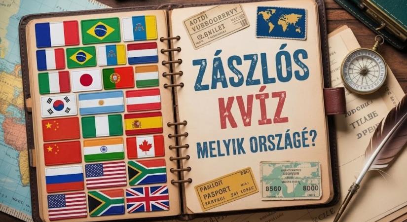 Földrajz Kvíz: Vajon felismered a legismertebb lobogókat színeik alapján?