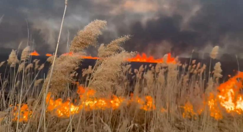 Katasztrófafilmbe illő tűz Hajdúszováton – fekete füst borította be a falut