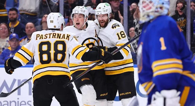 NHL: Buffalóban nyert rangadót a Bruins, ismét kikapott a Rangers
