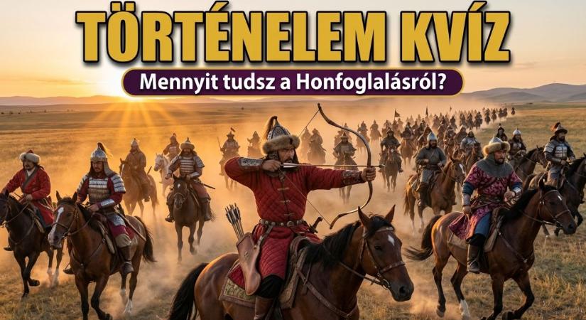 Történelem kvíz: Sokan elhasalnak a honfoglaló magyar jelképen!
