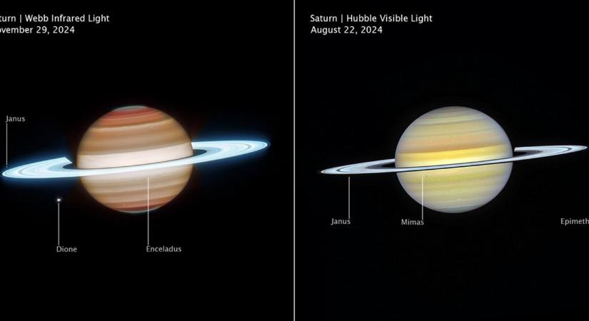 Két űrtávcsövet irányítottak a Szaturnuszra, hogy feltárják légkörének titkait
