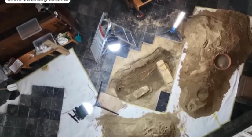 A legendás muskétás, d'Artagnan csontvázát találhatták meg egy maastrichti templom alatt