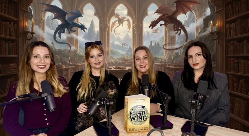 Kielemeztük a Fourth Wing című könyvet, de a véleményünktől lehet, hogy ki fogsz akadni