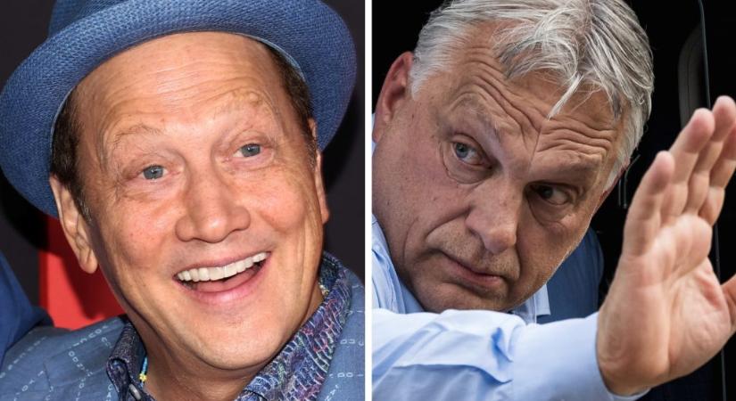 Rob Schneider egy, az 1956-os forradalom idejéről származó lyukas magyar zászlóval üzent Orbán Viktornak: „Legyen Magyarország mindig szabad!”