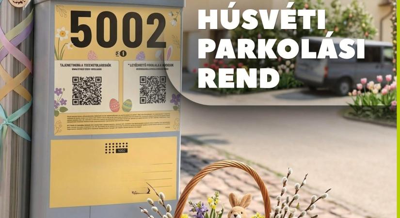 Így alakul a húsvéti parkolás Szolnokon