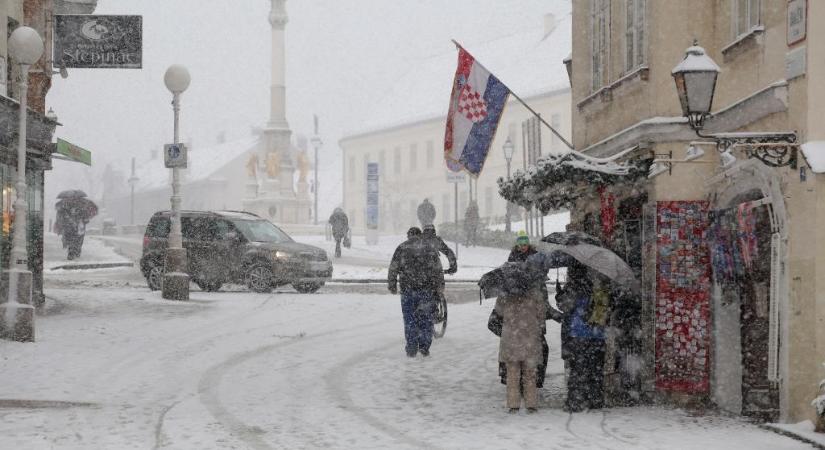 Visszatért a tél Horvátországba és Szlovéniába