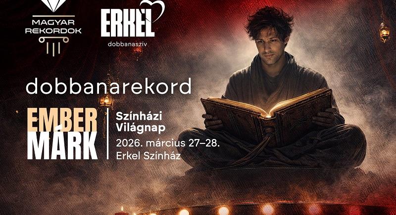 Rekordkísérletre készül Ember Márk színművész az Erkel Színházban