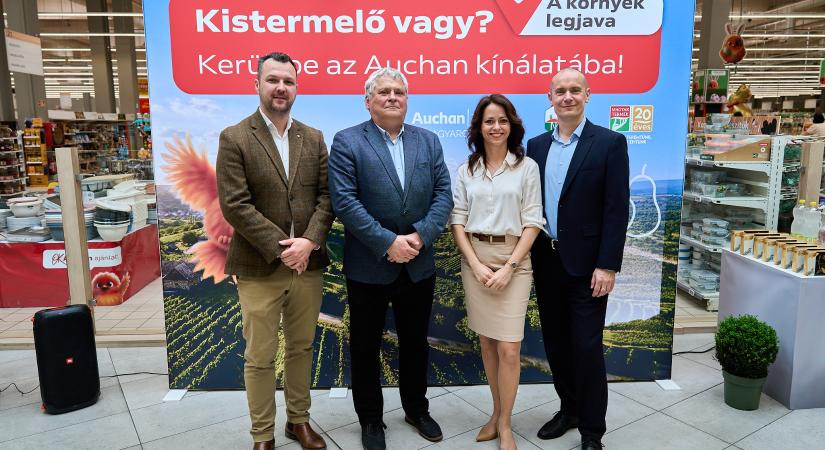 Kiugrási lehetőség a magyar kisvállalkozásoknak: helyi élelmiszerek országos programban kerülhetnek az Auchan polcaira