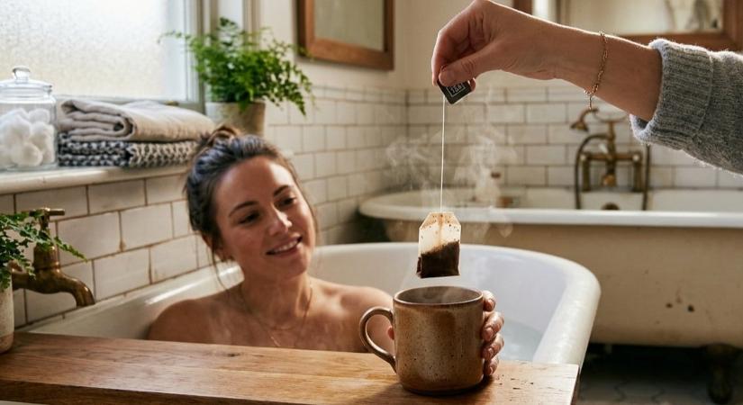 Egyetlen teafilterrel kitakaríthatja az egész fürdőszobát, mutatjuk a módszert