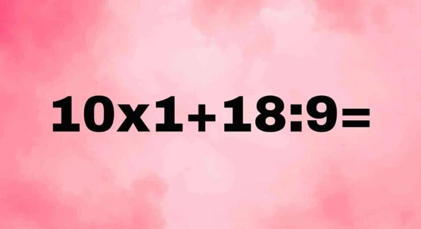 Matematika kvíz: Jelöld meg a jó megoldást 10 mp alatt!