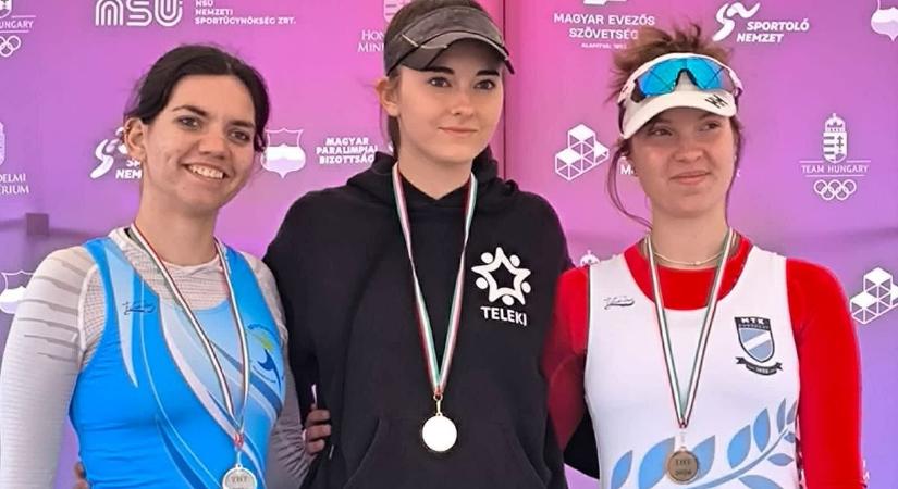 Arany, ezüst és bronzéremmel tértek haza a Szolnoki Sportcentrum evezősei a Tavaszi Hosszútávú Versenyről