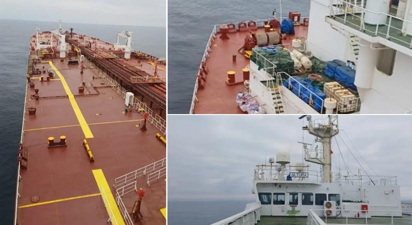 Török tankerhajót ért dróntámadás