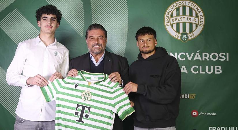 Két fiatal kapott profi szerződést a Ferencvárosnál